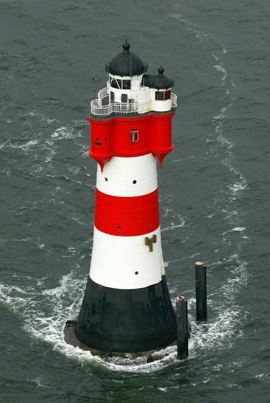 Photo:  Roter Sand Lighthouse Turned Hotel in Bremerhaven, Germany